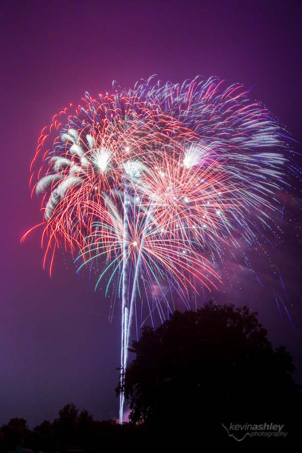 Fireworks at Corporate Woods on Independence Day July 4th by Kevin ...